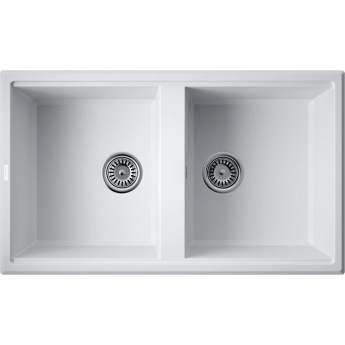 Мойка OMOIKIRI TEDORI 86-2-WH Tetogranit/белый